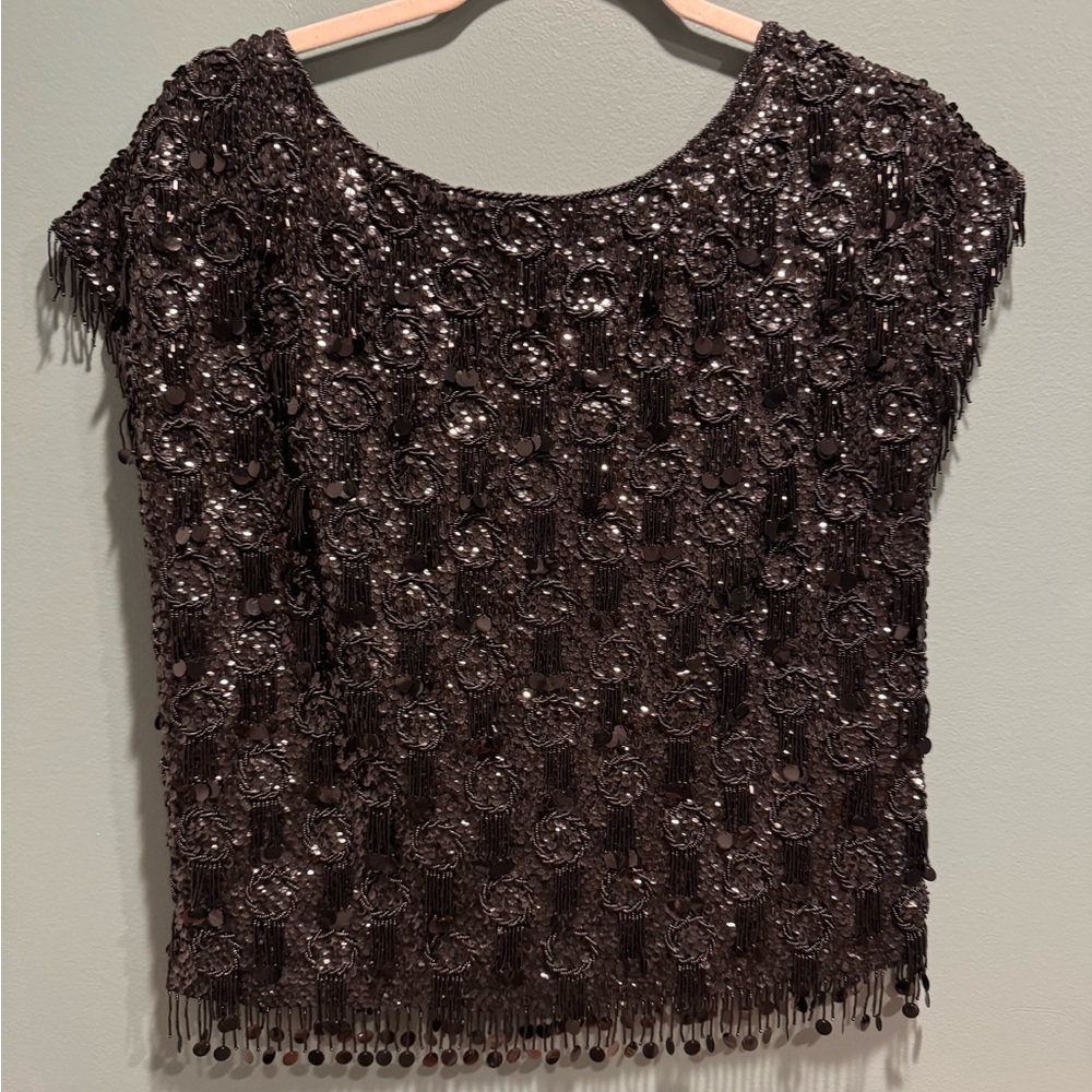 Vintage Sequin Top B1